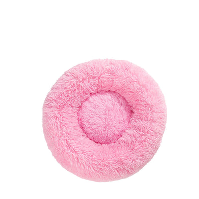 Flauschiges Donut-Hundebett