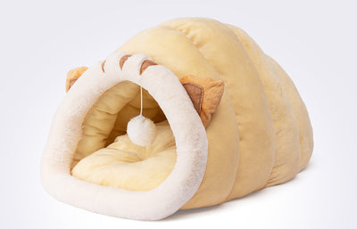 Weiches Katzenbett-Matte, Schlafsack, Katzenhaus, Weidenhundebett