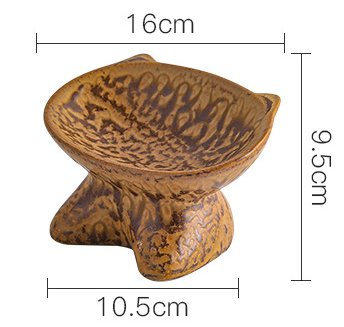 Haushalts-Keramik-Katzen- und Hundeschüssel"