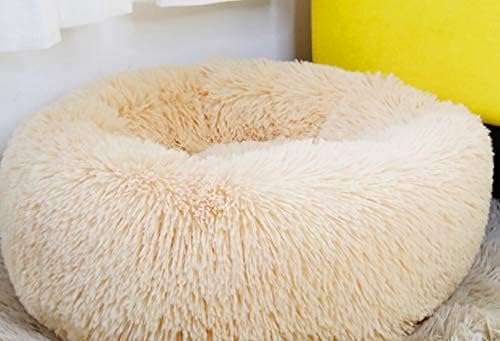 Aldenhoven Goods Plüsch-Hundebett, 40–120 cm, Rundes Katzenbett, Hundekissen.