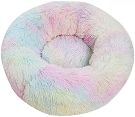 Aldenhoven Goods Plüsch-Hundebett, 40–120 cm, Rundes Katzenbett, Hundekissen.