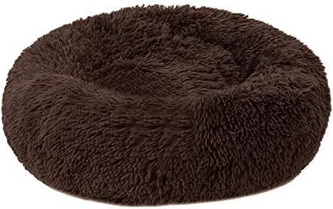 Aldenhoven Goods Plüsch-Hundebett, 40–120 cm, Rundes Katzenbett, Hundekissen.