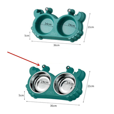 Hundenapf Doppel-Katzenapf
