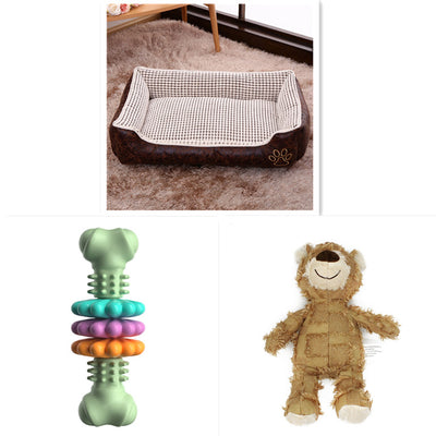 Abnehmbares und waschbares Kornwolle-Haustierbett