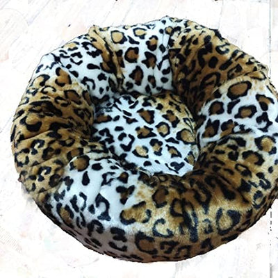 Aldenhoven Goods Plüsch-Hundebett, 40–120 cm, Rundes Katzenbett, Hundekissen.