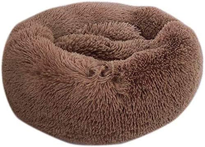 Aldenhoven Goods Plüsch-Hundebett, 40–120 cm, Rundes Katzenbett, Hundekissen.