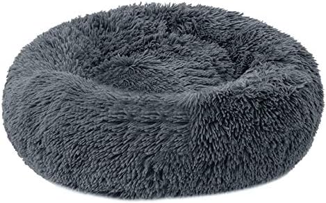 Aldenhoven Goods Plüsch-Hundebett, 40–120 cm, Rundes Katzenbett, Hundekissen.