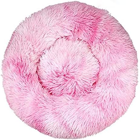 Aldenhoven Goods Plüsch-Hundebett, 40–120 cm, Rundes Katzenbett, Hundekissen.