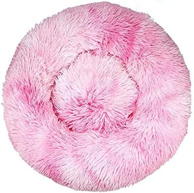 Aldenhoven Goods Plüsch-Hundebett, 40–120 cm, Rundes Katzenbett, Hundekissen.