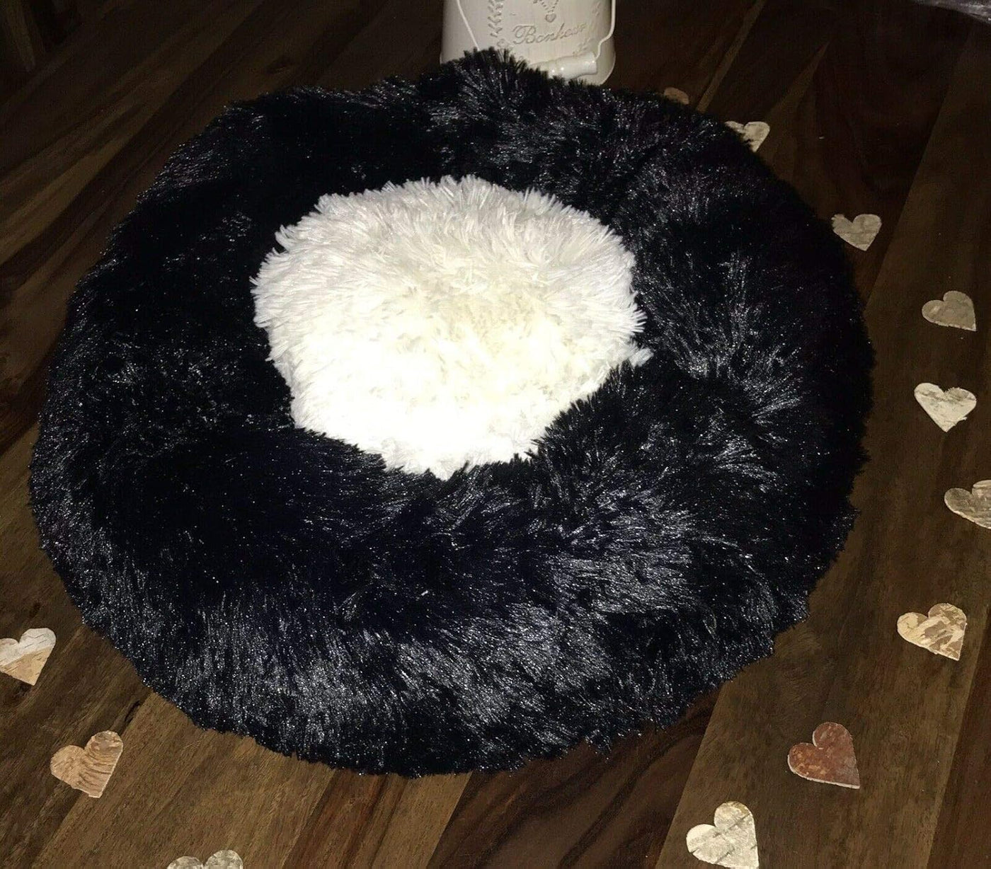 Aldenhoven Goods Plüsch-Hundebett, 40–120 cm, Rundes Katzenbett, Hundekissen.