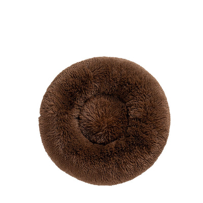 Flauschiges Donut-Hundebett