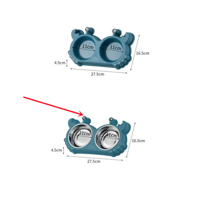 Hundenapf Doppel-Katzenapf
