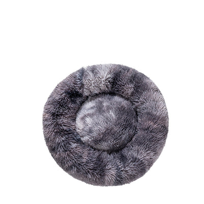 Flauschiges Donut-Hundebett