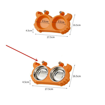Hundenapf Doppel-Katzenapf
